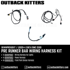 Pre Runner Bar Wiring Harness Kit for (2020+) CHEV/GMC 2500 - Outback Kitters