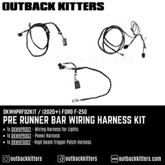 Pre Runner Bar Wiring Harness Kit for (2020+) Ford F-250 - Outback Kitters