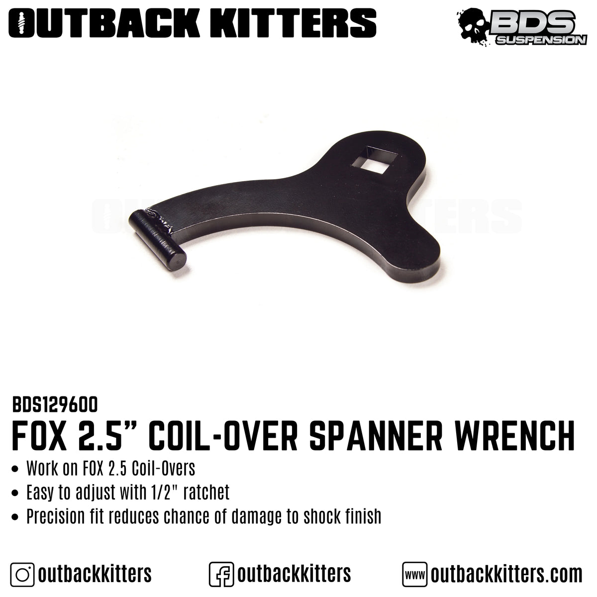 Fox 2.5" Coil-Over Spanner Wrench - Outback Kitters