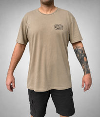 Outback Kitters "Hero" Taupe Tee