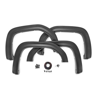 1" Smooth Fender Flares w/ Side Marker Lamps suits GMC 1500 (2019-2025) by Rough Country