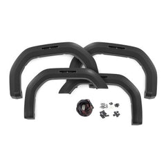 1" Smooth Flares w/ Side Marker Light suits GMC 2500 (2020-2025) by Rough Country