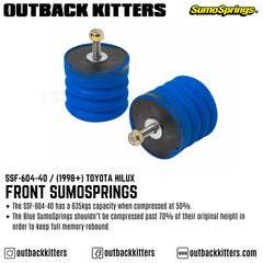 Front SumoSprings to suit Toyota Hilux 1998+ - Outback Kitters