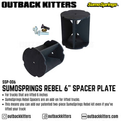 SumoSprings Rebel Spacer Plate - Outback Kitters