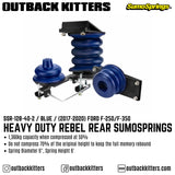 Heavy Duty Rebel Rear SumoSprings to suit 2017+ Ford F250 - Outback Kitters