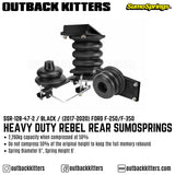 Heavy Duty Rebel Rear SumoSprings to suit 2017+ Ford F250 - Outback Kitters