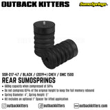 Rear SumoSprings to suit 2019+ Chevrolet Silverado 1500 - Outback Kitters