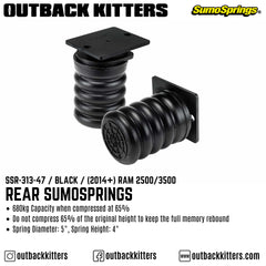 Rear SumoSprings to suit 2014+ Ram 2500 - Outback Kitters