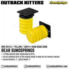 Rear SumoSprings to suit 2014+ Ram 2500 - Outback Kitters