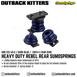 Heavy Duty Rebel Rear SumoSprings to suit 2014+ Ram 2500 - Outback Kitters