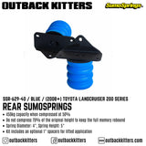 Rear SumoSprings to suit 2008+ Toyota Landcruiser 200 Series - Outback Kitters