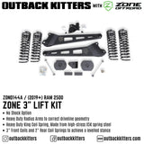 OK by Zone Offroad 3" Lift Kit for 2019+ Ram 2500