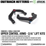 OK by Zone Offroad Upper Control Arms for 2006+ Ram 1500 DS/DT 2" & 6" Lift