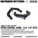 OK by Zone Upper Control Arms for 2006+ Ram 1500 DS/DT 2" & 6" Lift - Outback Kitters