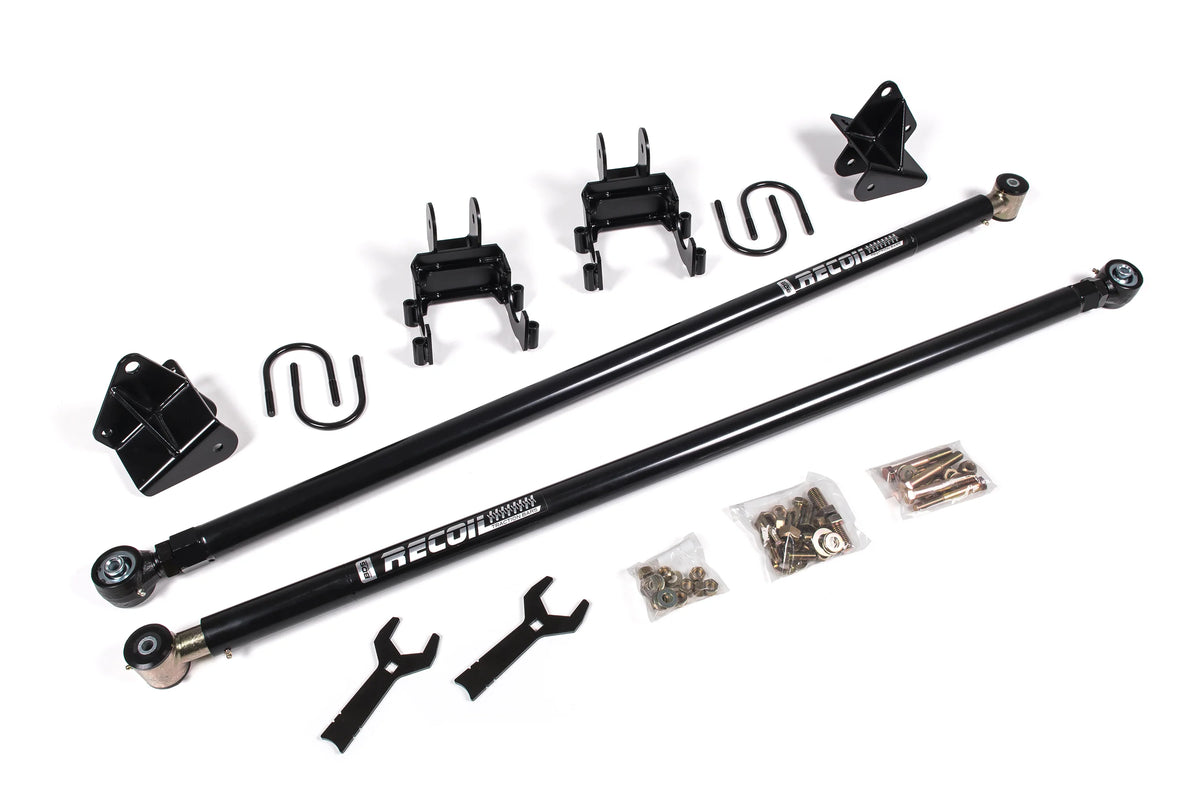 BDS Suspension Recoil Traction Bar Kit - Short Bed for Ford F250/350 (1999-2016)