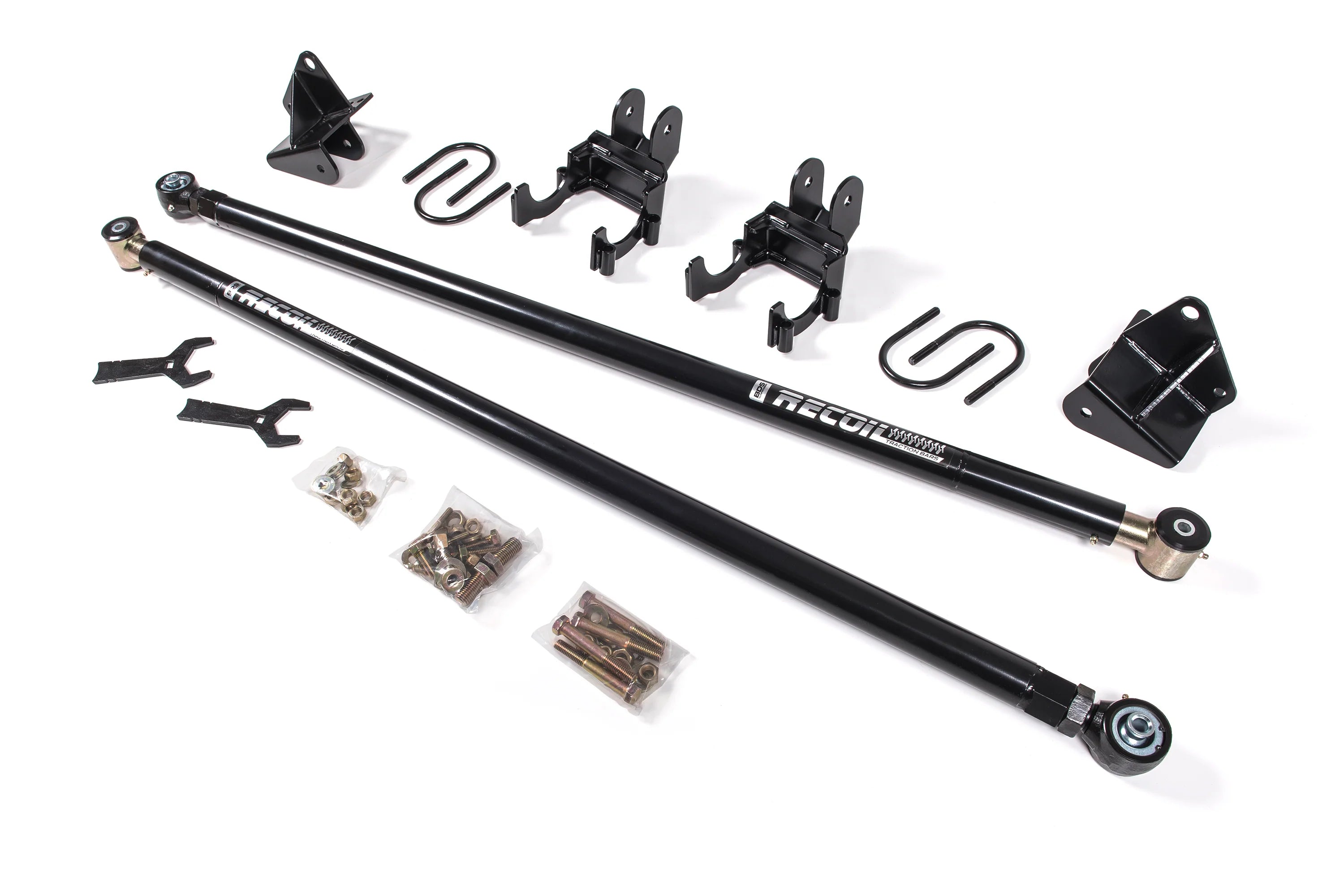 BDS Suspension Recoil Traction Bar Kit - Short Bed for Ford F250/350 (1999-2016)