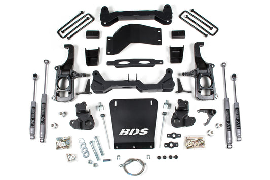 BDS Suspension 4.5" Lift Kit for 2011-2019 Chevy Silverado 2500 with Fox Shocks - Outback Kitters