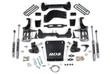 BDS Suspension 4.5" Lift Kit for 2011-2019 Chevy Silverado 2500 with Fox Shocks